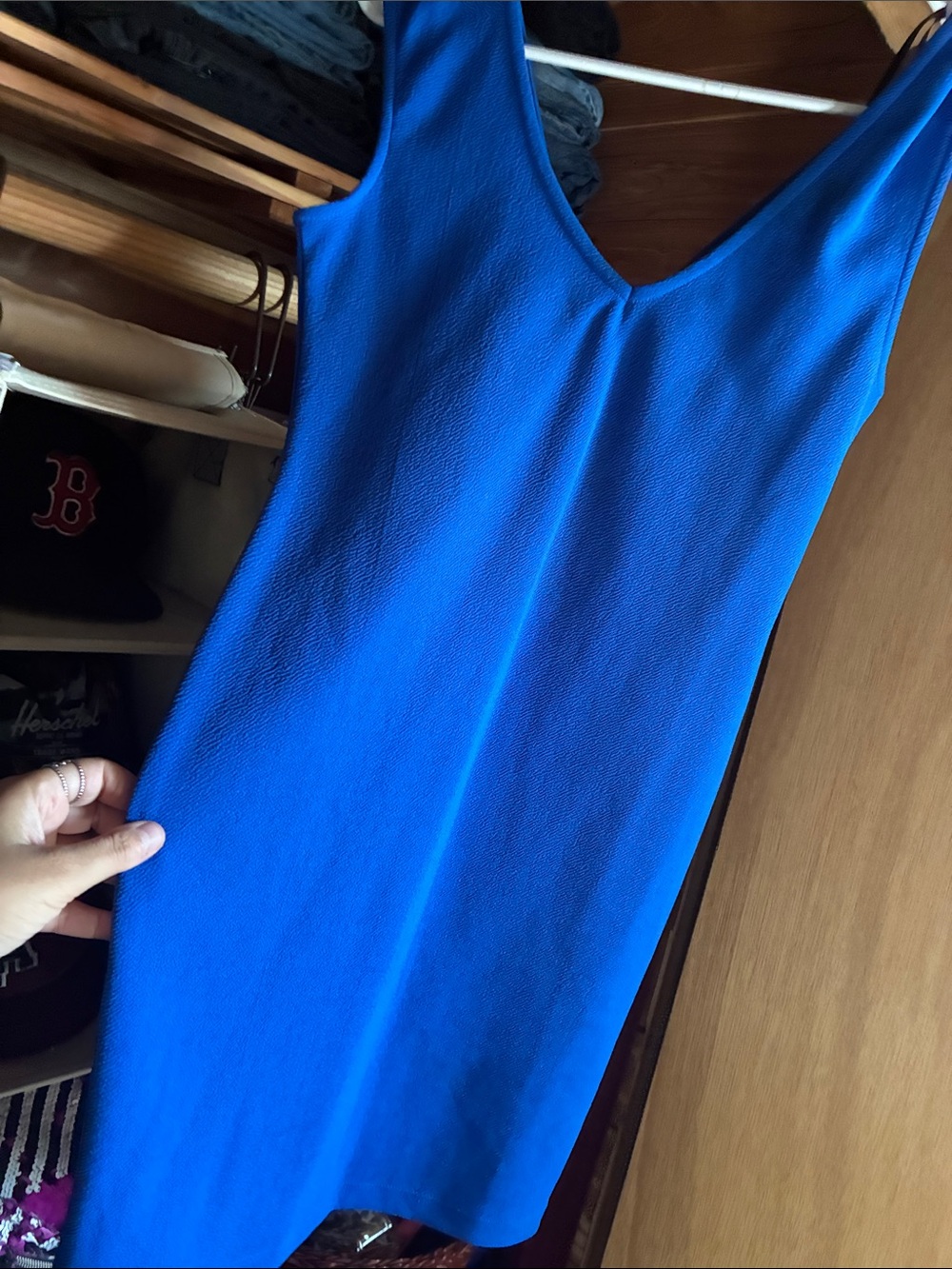 Mini dress royal blue